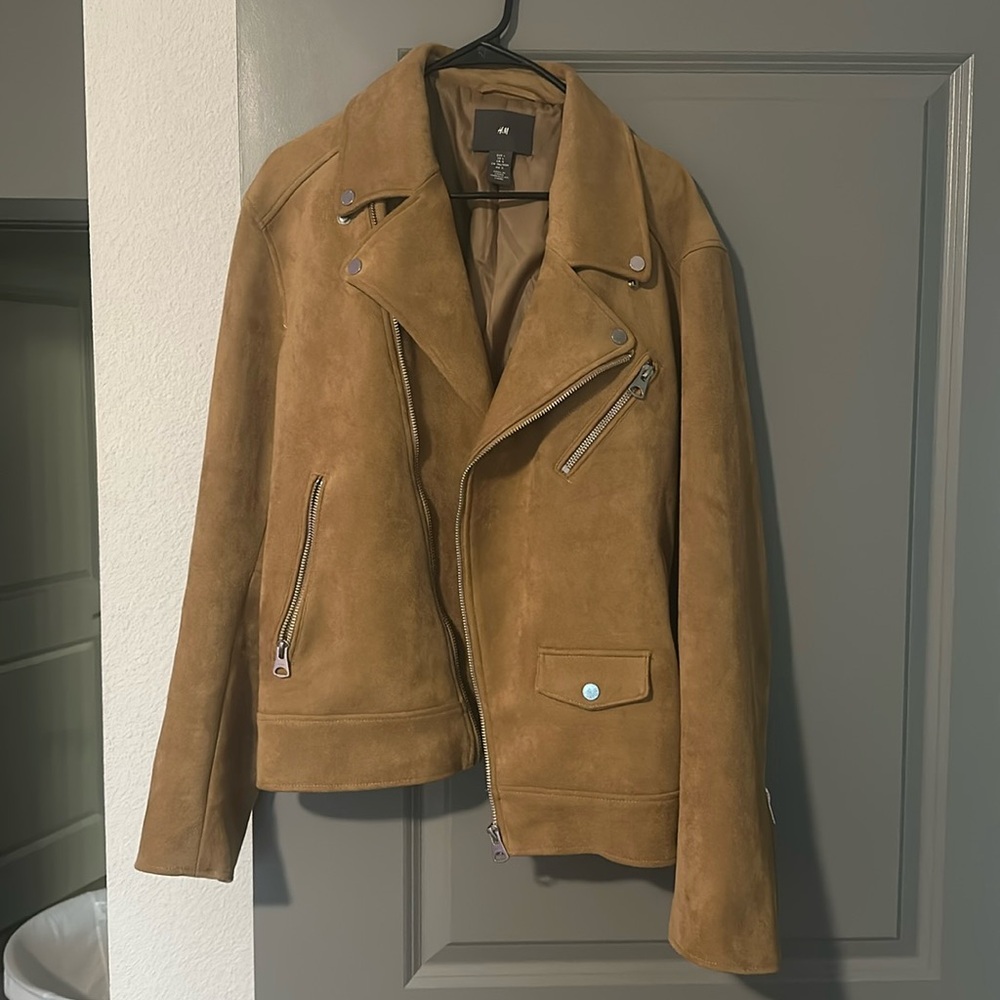 H&M Men’s Suede Biker Jacket